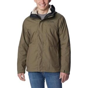 Columbia Men's 5X Loma Vista Interchange Jacket Green 3-in-1 Fleece Lined Hooded